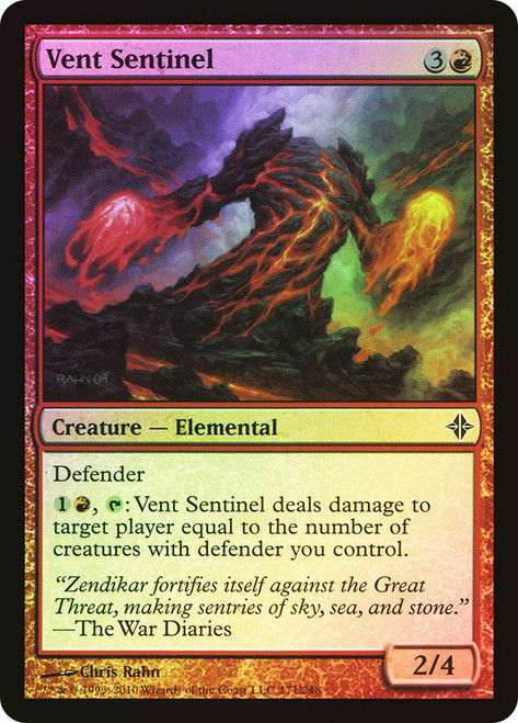 Vent Sentinel\nRise of the Eldrazi\nSingle\nMagic The Gathering