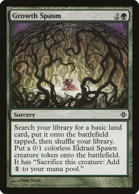 Growth Spasm\nRise of the Eldrazi\nSingle\nMagic The Gathering