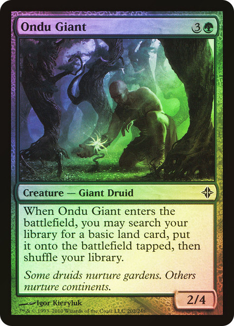 Ondu Giant\nRise of the Eldrazi\nSingle\nMagic The Gathering