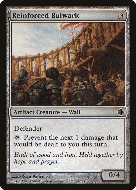Reinforced Bulwark\nRise of the Eldrazi\nSingle\nMagic The Gathering