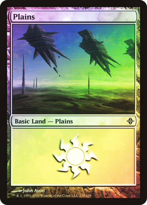 Plains (#230)\nRise of the Eldrazi\nSingle\nMagic The Gathering