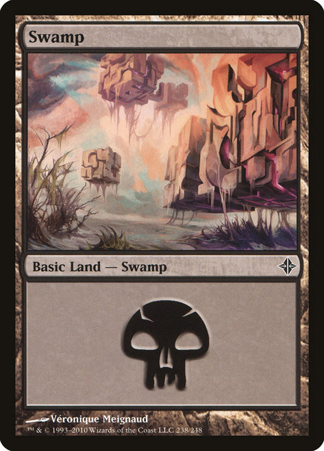 Swamp (#238)\nRise of the Eldrazi\nSingle\nMagic The Gathering