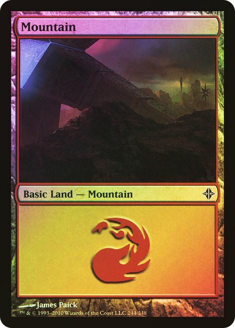 Mountain (#244)\nRise of the Eldrazi\nSingle\nMagic The Gathering