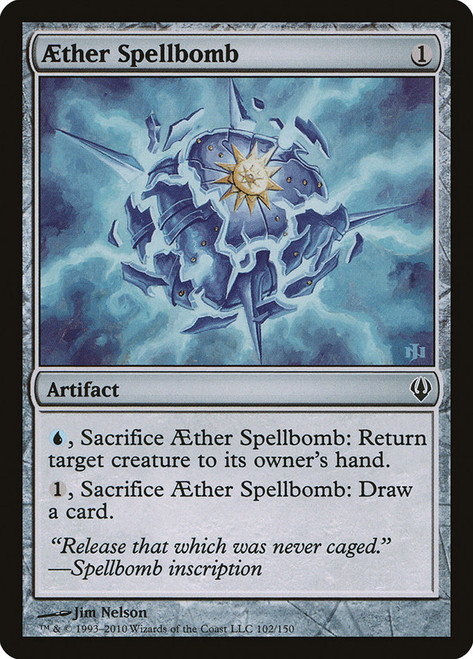 Aether Spellbomb\nArchenemy: 2010 Edition\nSingle\nMagic The Gathering
