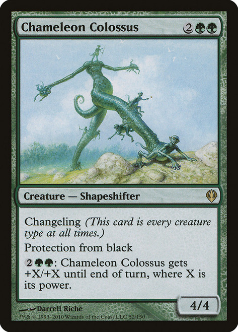 Chameleon Colossus\nArchenemy: 2010 Edition\nSingle\nMagic The Gathering