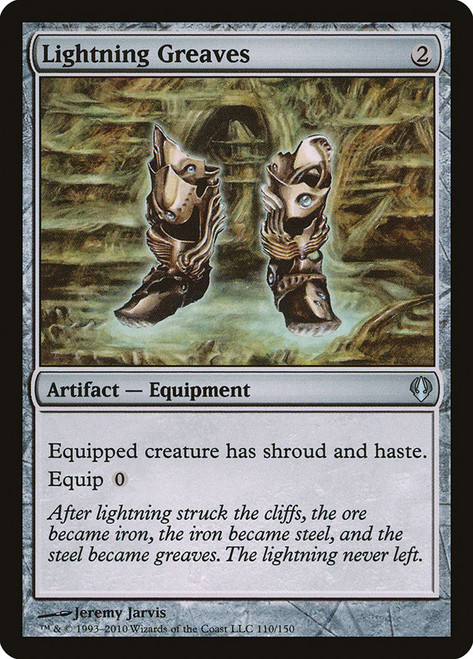 Lightning Greaves\nArchenemy: 2010 Edition\nSingle\nMagic The Gathering