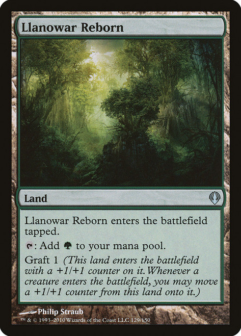 Llanowar Reborn\nArchenemy: 2010 Edition\nSingle\nMagic The Gathering