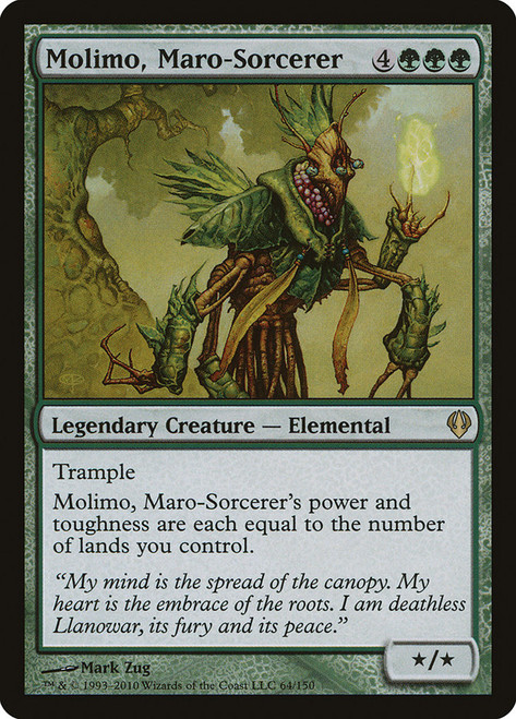 Molimo, Maro-Sorcerer\nArchenemy: 2010 Edition\nSingle\nMagic The Gathering