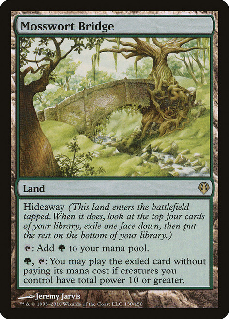 Mosswort Bridge\nArchenemy: 2010 Edition\nSingle\nMagic The Gathering