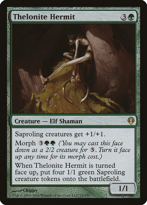 Thelonite Hermit\nArchenemy: 2010 Edition\nSingle\nMagic The Gathering