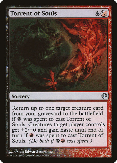 Torrent of Souls\nArchenemy: 2010 Edition\nSingle\nMagic The Gathering