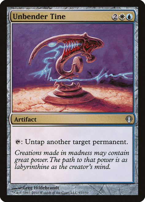 Unbender Tine\nArchenemy: 2010 Edition\nSingle\nMagic The Gathering