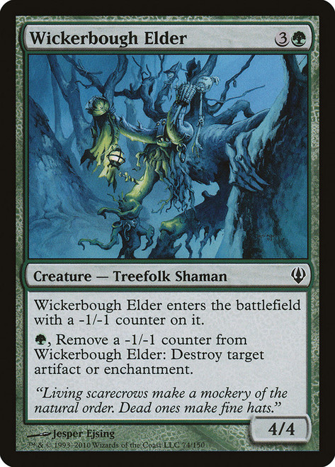 Wickerbough Elder\nArchenemy: 2010 Edition\nSingle\nMagic The Gathering