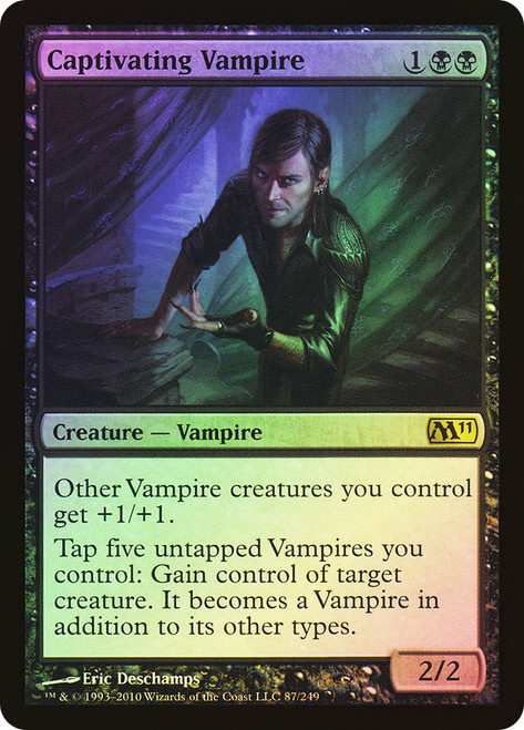 Captivating Vampire\nMagic 2011 Core Set\nSingle\nMagic The Gathering
