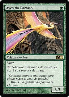 Birds of Paradise
Magic 2011 Core Set - Portuguese
Single
Magic The Gathering