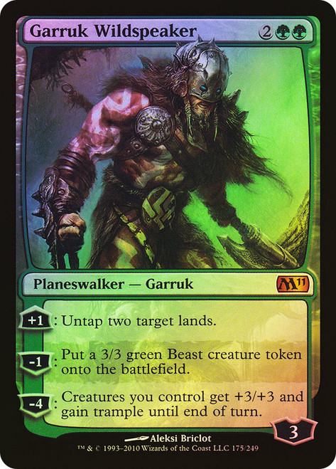Garruk Wildspeaker\nMagic 2011 Core Set\nSingle\nMagic The Gathering