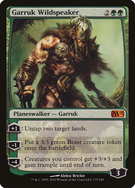 Garruk Wildspeaker\nMagic 2011 Core Set\nSingle\nMagic The Gathering