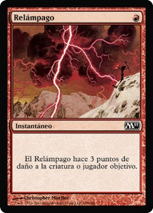 Lightning Bolt
Magic 2011 Core Set - Spanish
Single
Magic The Gathering