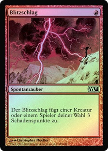 Lightning Bolt
Magic 2011 Core Set (Foil) - German
Single
Magic The Gathering