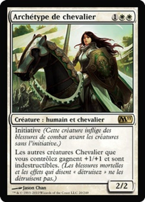 Knight Exemplar
Magic 2011 Core Set - French
Single
Magic The Gathering