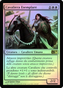 Knight Exemplar
Magic 2011 Core Set (Foil) - Italian
Single
Magic The Gathering