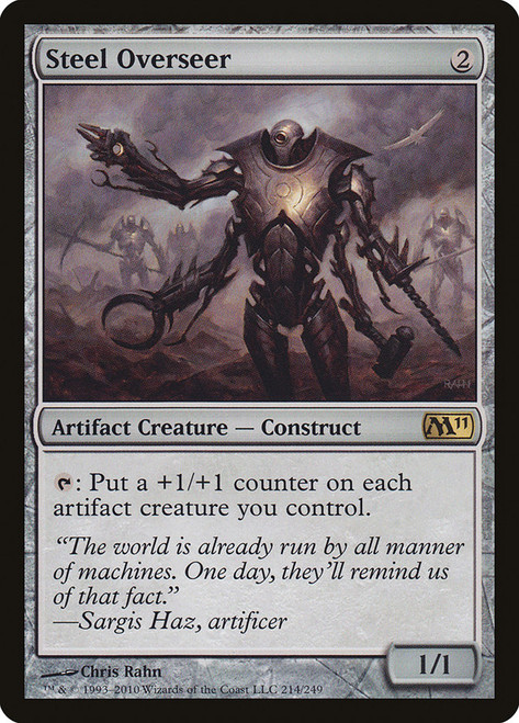 Steel Overseer\nMagic 2011 Core Set\nSingle\nMagic The Gathering