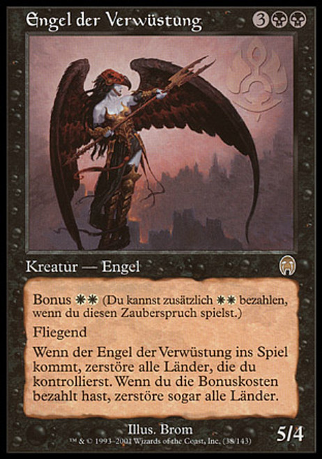 Desolation Angel
Apocalypse (Foil) - German
Single
Magic The Gathering