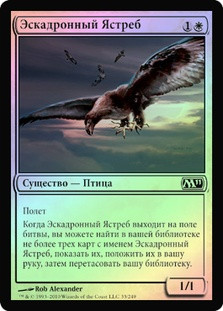 Squadron Hawk
Magic 2011 Core Set (Foil) - Russian
Single
Magic The Gathering