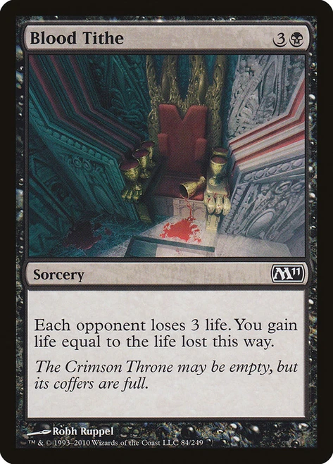 Blood Tithe\nMagic 2011 Core Set\nSingle\nMagic The Gathering