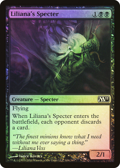 Liliana's Specter\nMagic 2011 Core Set\nSingle\nMagic The Gathering