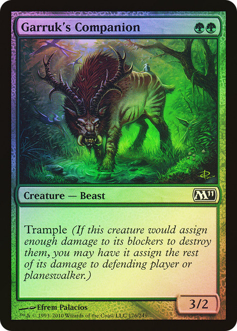 Garruk's Companion\nMagic 2011 Core Set\nSingle\nMagic The Gathering