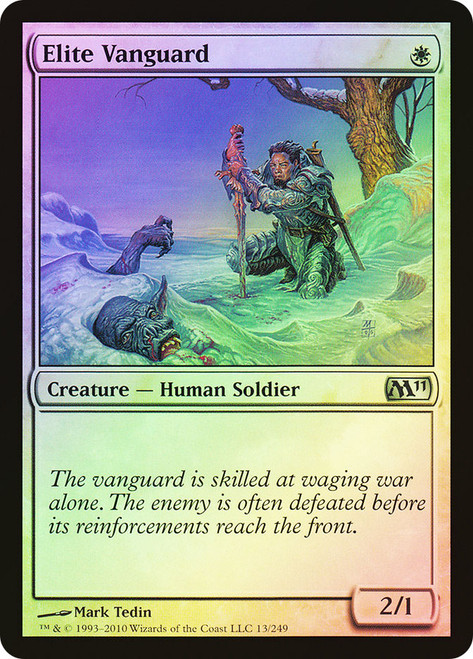 Elite Vanguard\nMagic 2011 Core Set\nSingle\nMagic The Gathering