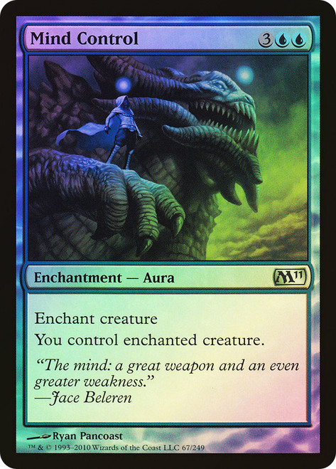 Mind Control\nMagic 2011 Core Set\nSingle\nMagic The Gathering