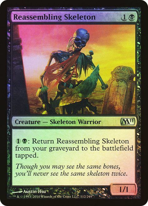 Reassembling Skeleton\nMagic 2011 Core Set\nSingle\nMagic The Gathering