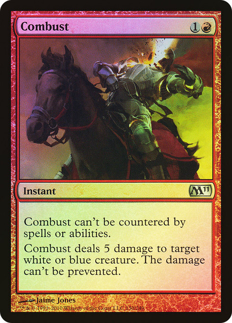 Combust\nMagic 2011 Core Set\nSingle\nMagic The Gathering