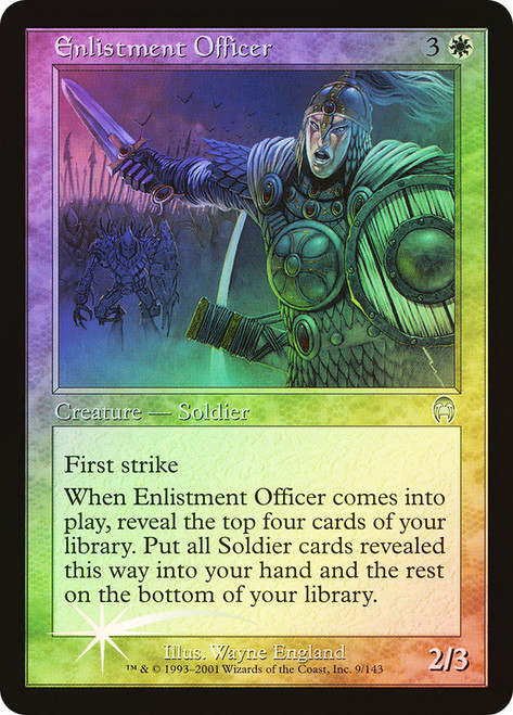 Enlistment Officer\nApocalypse\nSingle\nMagic The Gathering