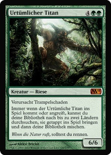 Primeval Titan
Magic 2011 Core Set - German
Single
Magic The Gathering