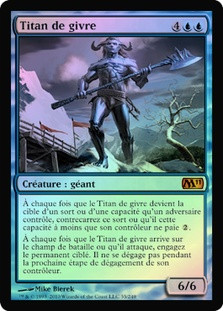 Frost Titan
Magic 2011 Core Set (Foil) - French
Single
Magic The Gathering