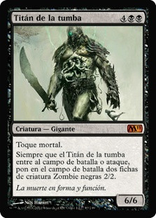 Grave Titan
Magic 2011 Core Set - Spanish
Single
Magic The Gathering