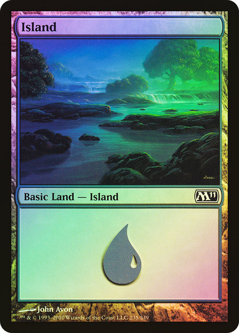 Island (#235)\nMagic 2011 Core Set\nSingle\nMagic The Gathering