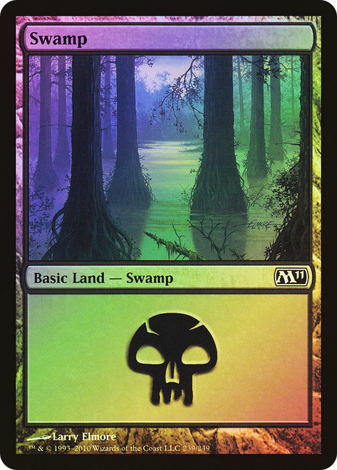 Swamp (#239)\nMagic 2011 Core Set\nSingle\nMagic The Gathering