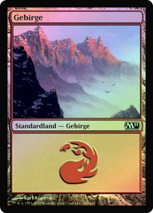 Mountain (#245)
Magic 2011 Core Set (Foil) - German
Single
Magic The Gathering