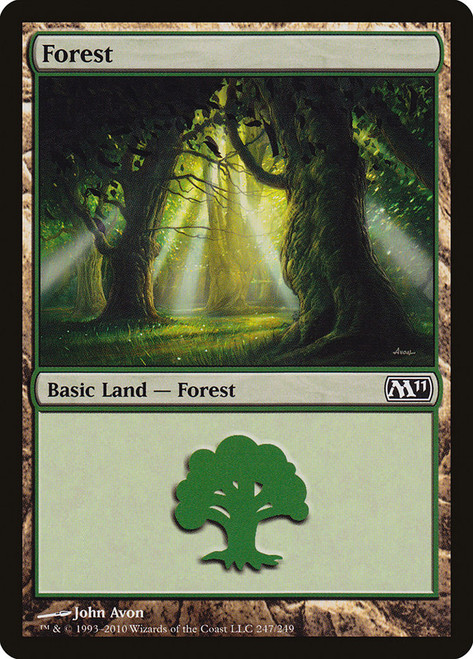 Forest (#247) | Magic 2011 - Japanese | Star City Games