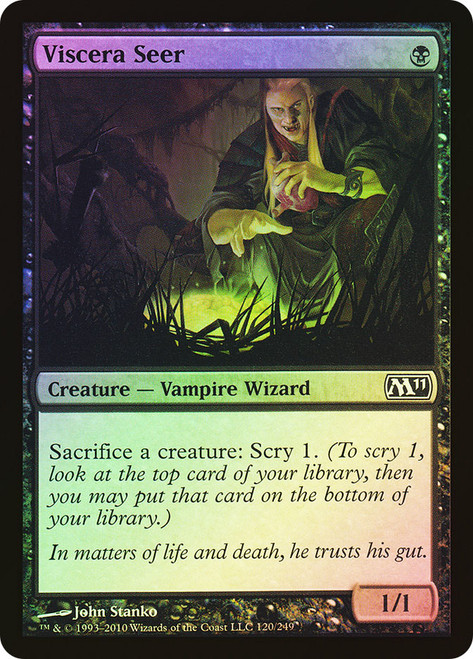 Viscera Seer\nMagic 2011 Core Set\nSingle\nMagic The Gathering