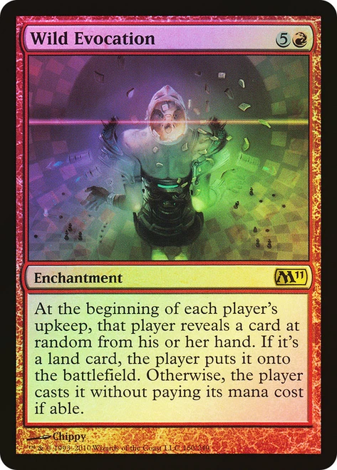 Wild Evocation\nMagic 2011 Core Set\nSingle\nMagic The Gathering
