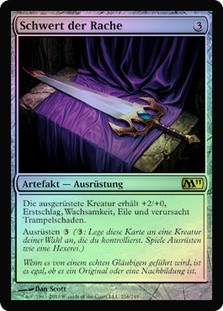 Sword of Vengeance
Magic 2011 Core Set (Foil) - German
Single
Magic The Gathering