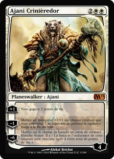 Ajani Goldmane
Magic 2011 Core Set - French
Single
Magic The Gathering