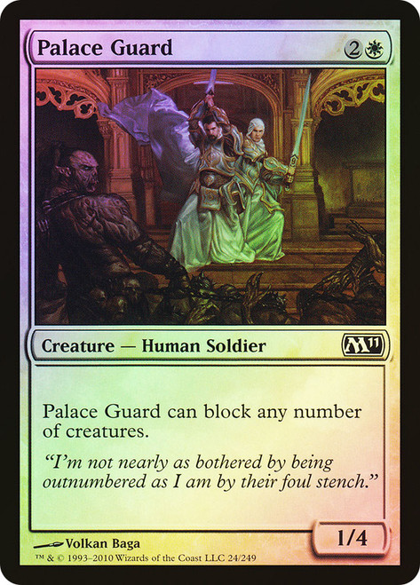 Palace Guard\nMagic 2011 Core Set\nSingle\nMagic The Gathering