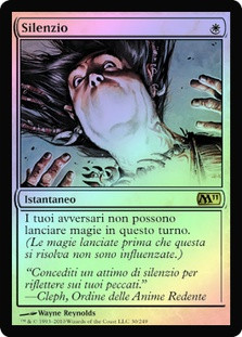 Silence
Magic 2011 Core Set (Foil) - Italian
Single
Magic The Gathering