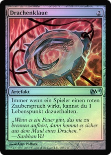 Dragon's Claw
Magic 2011 Core Set (Foil) - German
Single
Magic The Gathering